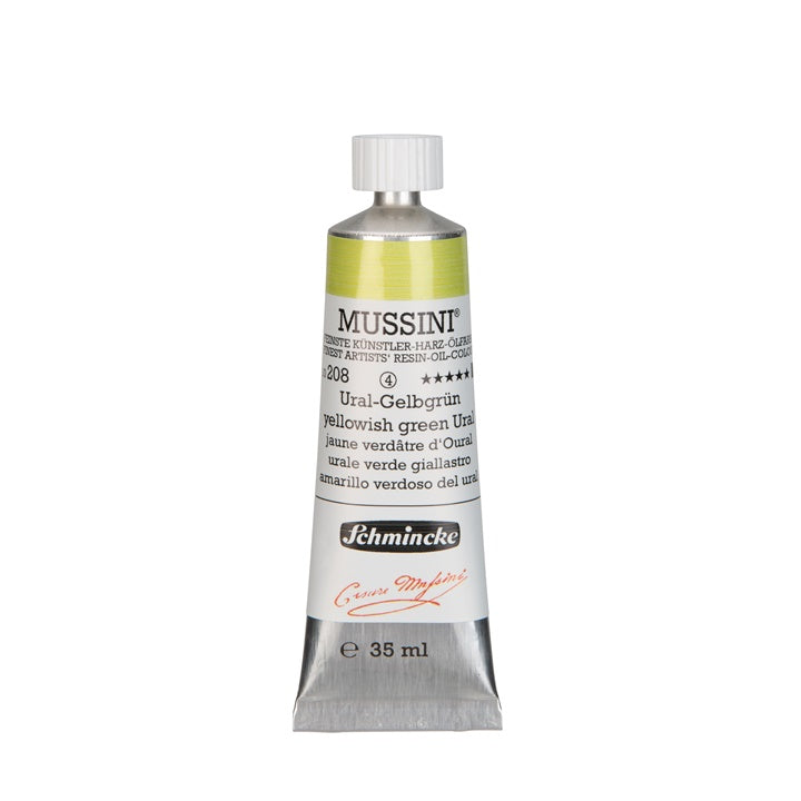 Маслени бои Schmincke MUSSINI 35 ml – 208 жълто-зелен урал