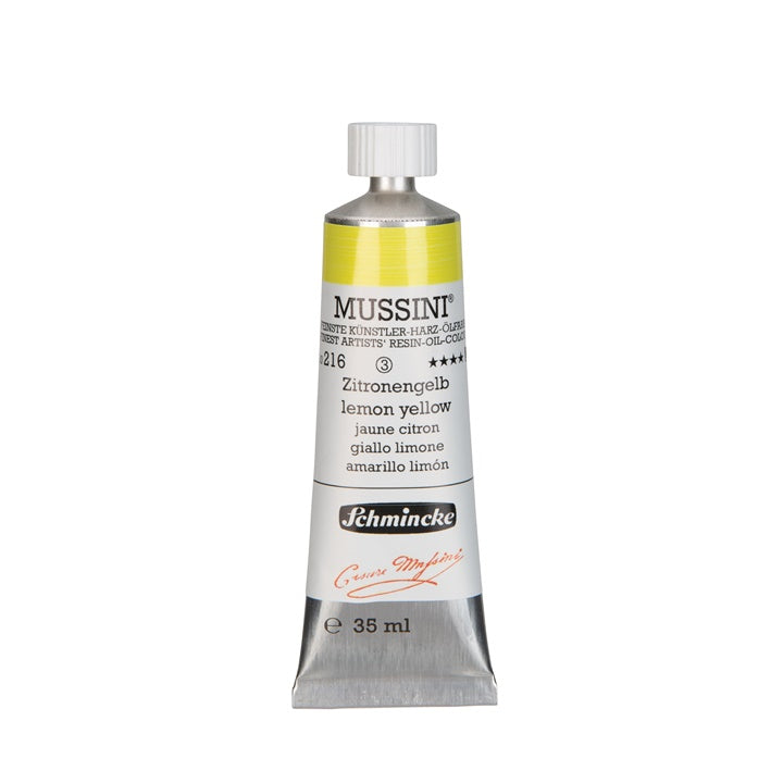 Маслени бои Schmincke MUSSINI 35 ml – 216 Лимоново жълто