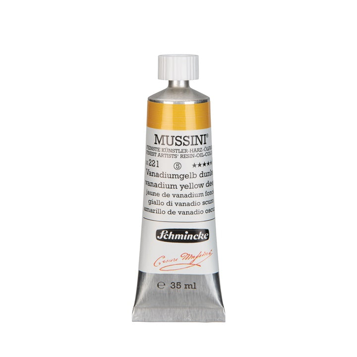 Маслени бои Schmincke MUSSINI 35 ml – 221 Ванадиево тъмно жълто