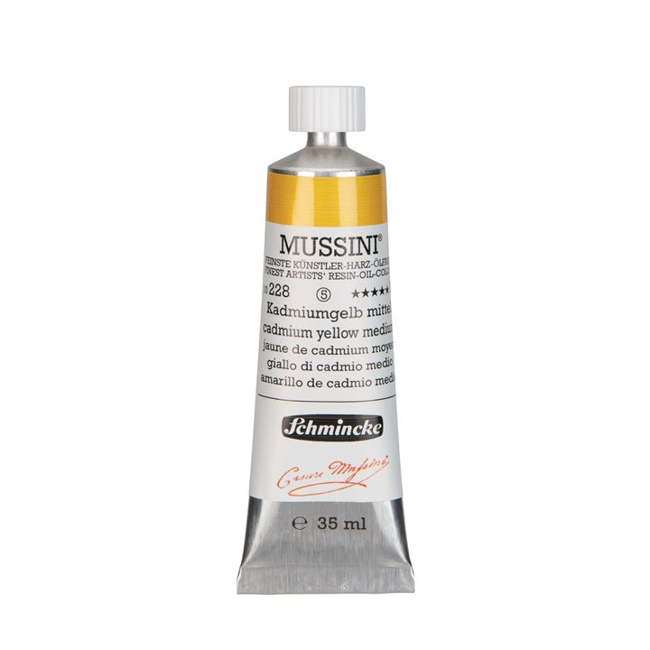 Маслени бои Schmincke MUSSINI 35 ml – 228 кадиум жълто средно