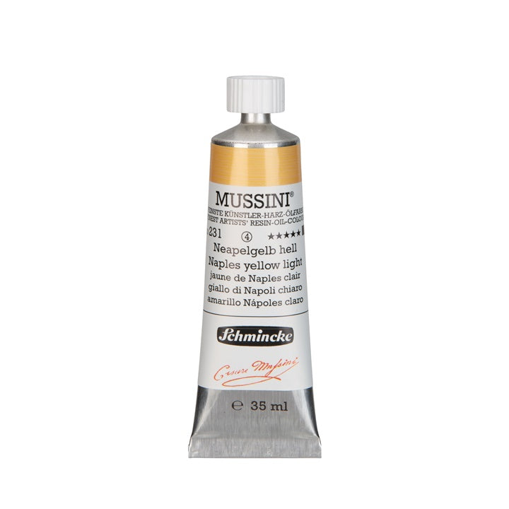 Маслени бои Schmincke MUSSINI 35 ml – 231 Неаполитанска жълта светлина