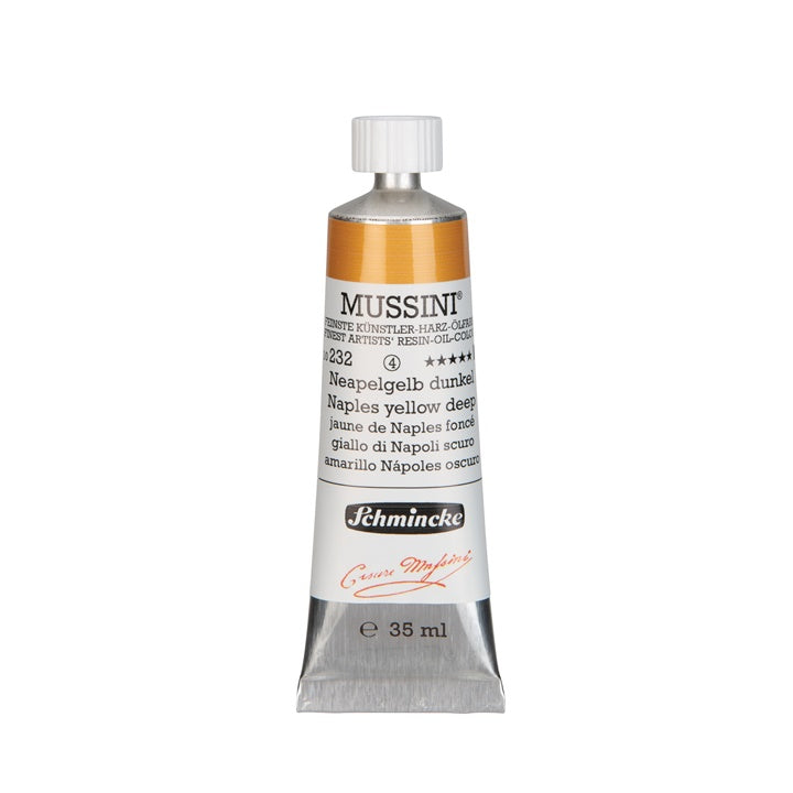 Маслени бои Schmincke MUSSINI 35 ml – 232 Неаполитански жълт тъмен