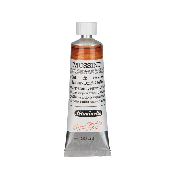 Маслени бои Schmincke MUSSINI 35 ml – 236 Оксид жълто прозрачно