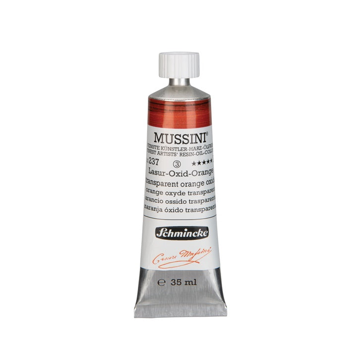 Маслени бои Schmincke MUSSINI 35 ml – 237 Оксид оранжево прозрачно
