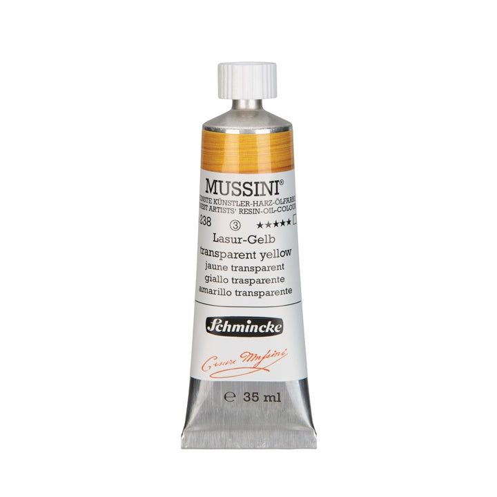 Маслени бои Schmincke MUSSINI 35 ml – 238 Жълто прозрачно