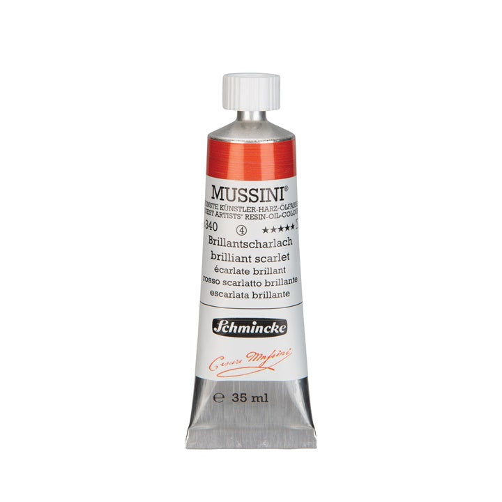 Маслени бои Schmincke MUSSINI 35 ml – 340 Брилянтно скарлет