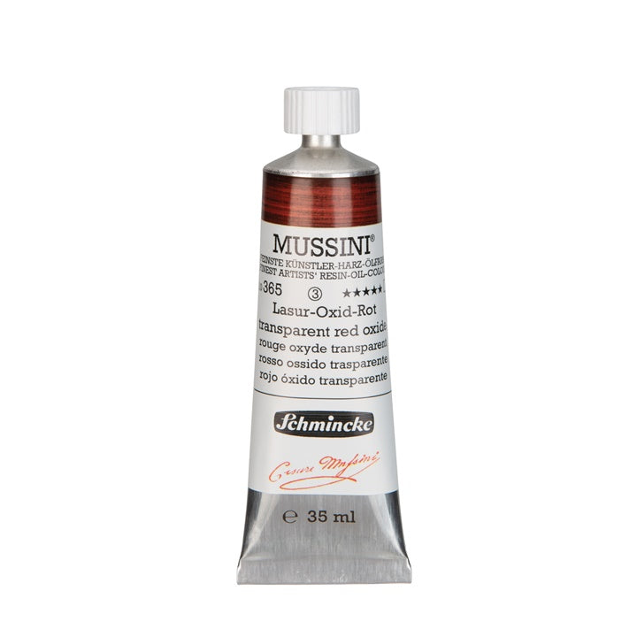 Маслени бои Schmincke MUSSINI 35 ml – 365 Оксид червено прозрачно