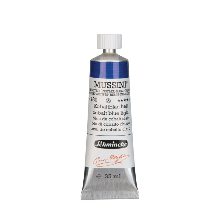 Маслени бои Schmincke MUSSINI 35 ml – 480 Кобалтово синьо светло