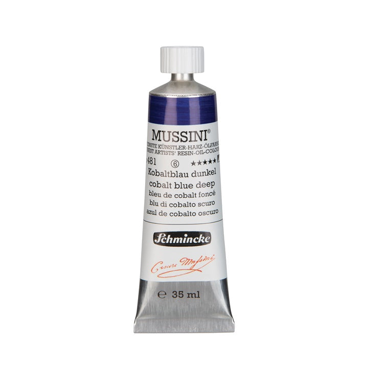 Маслени бои Schmincke MUSSINI 35 ml – 481 Кобалтово синьо тъмно