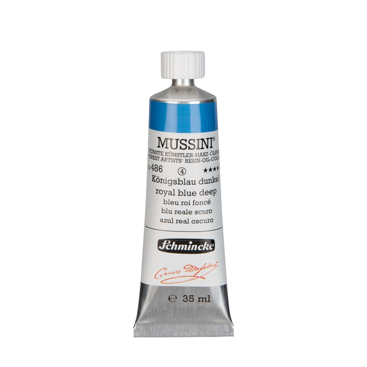 Маслени бои Schmincke MUSSINI 35 ml – 486 Кралско синьо тъмно