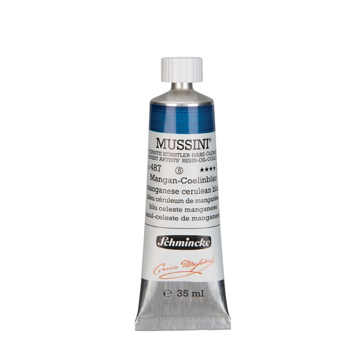 Маслени бои Schmincke MUSSINI 35 ml – 487 манганово небесно синьо