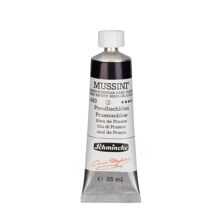 Маслени бои Schmincke MUSSINI 35 ml – 490 Пруски синьо
