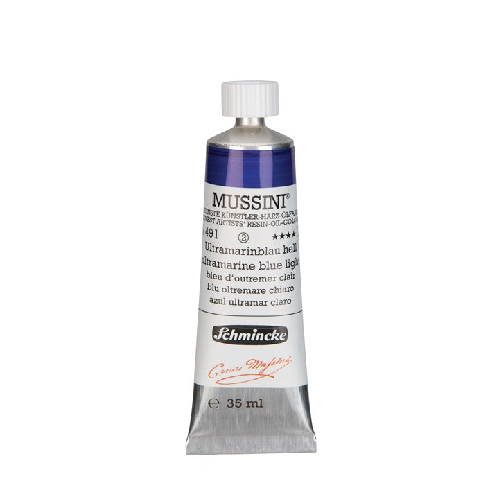 Маслени бои Schmincke MUSSINI 35 ml – 491 Ултрамариново синьо светло