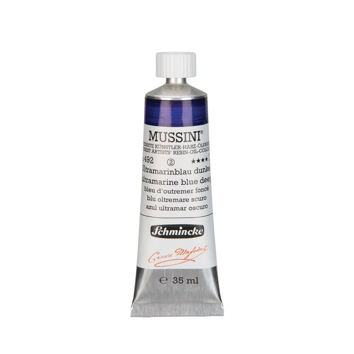 Маслени бои Schmincke MUSSINI 35 ml – 492 Ултрамариново синьо тъмно