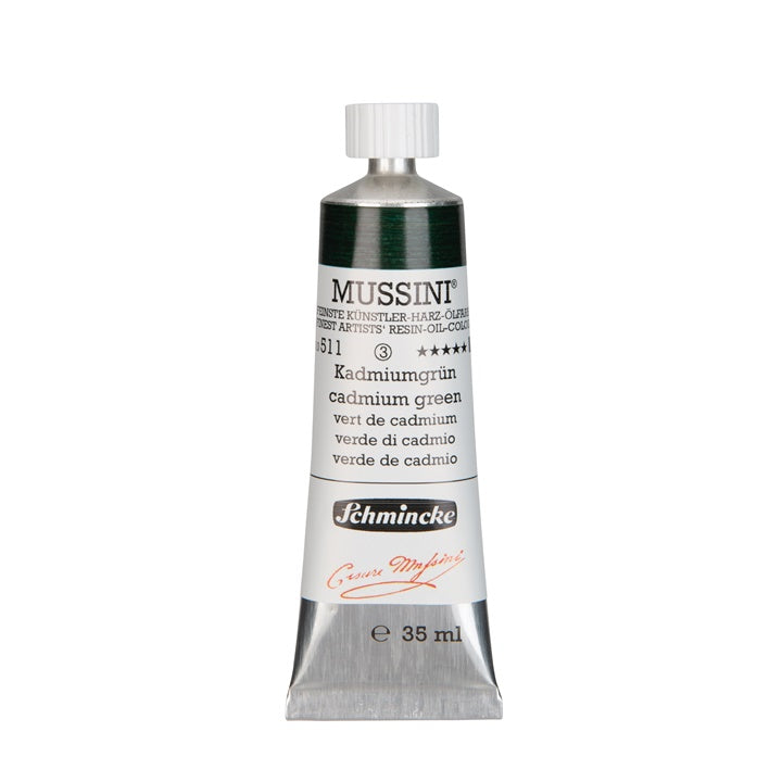 Маслени бои Schmincke MUSSINI 35 ml – 511 Кадмиево зелено
