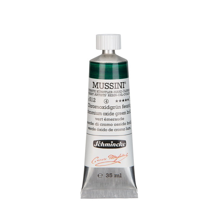 Маслени бои Schmincke MUSSINI 35 ml – 512 Хромов оксид зелено