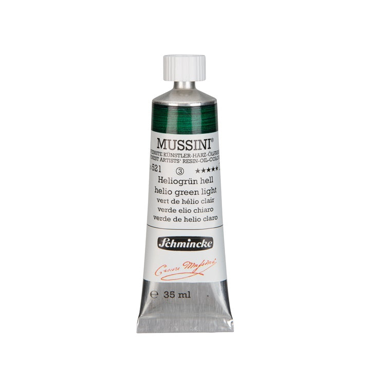 Маслени бои Schmincke MUSSINI 35 ml – 521 Хелио зелено светло