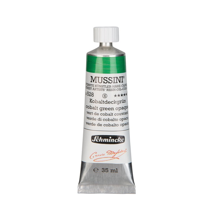 Маслени бои Schmincke MUSSINI 35 ml – 528 Кобалтово зелено непрозрачно