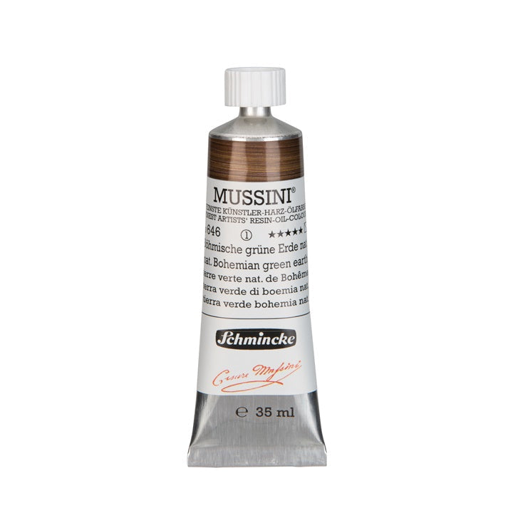 Маслени бои Schmincke MUSSINI 35 ml – 646 нат. бохемско земно зелено