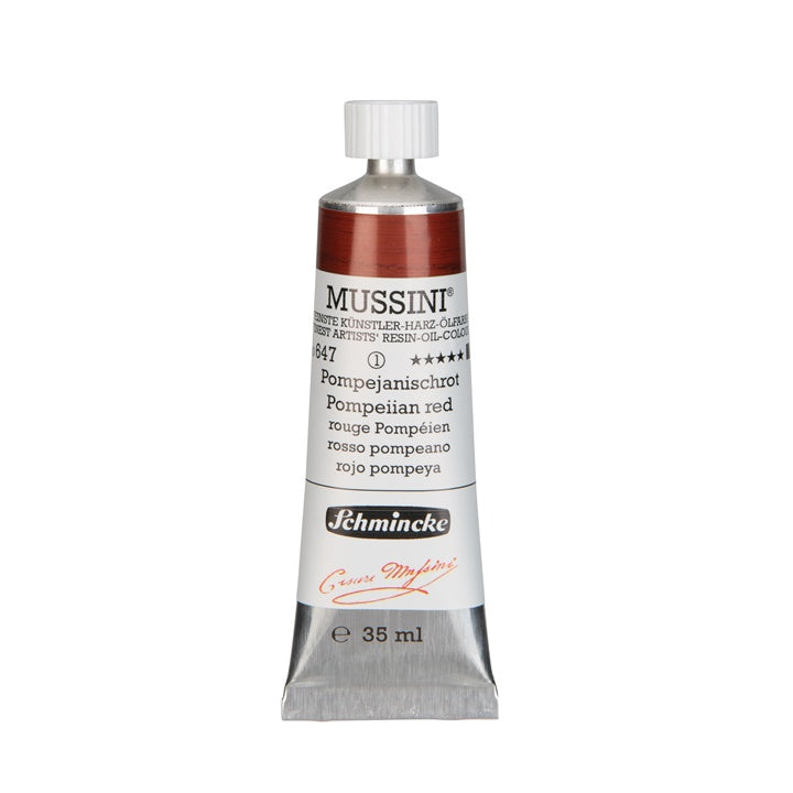 Маслени бои Schmincke MUSSINI 35 ml – 647 Помпейско червено