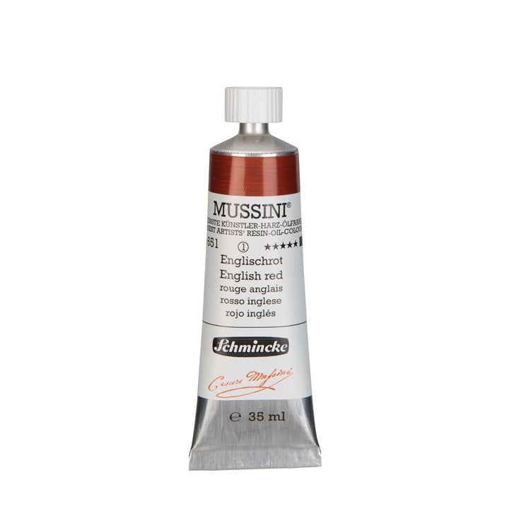 Маслени бои Schmincke MUSSINI 35 ml – 651 Английско червено
