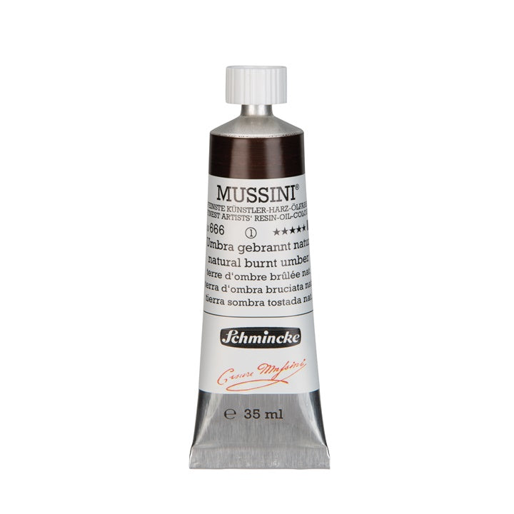 Маслени бои Schmincke MUSSINI 35 ml – 666 Натурален умбър изгорял