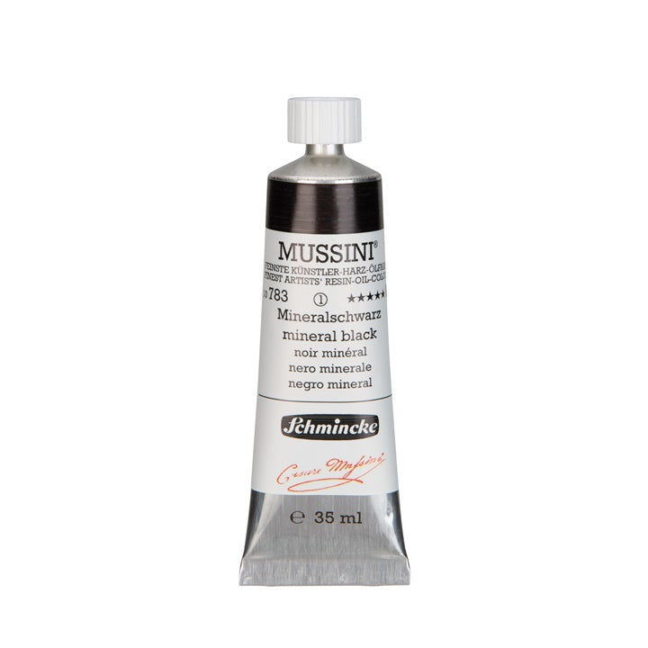 Маслени бои Schmincke MUSSINI 35 ml – 783 Минерално черно