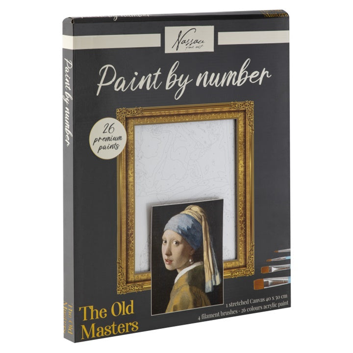 Paint by numbers Nassau Момиче с перла — изображение 1