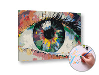 Paint by Numbers "Цветно око" - ниска трудност — изображение 2