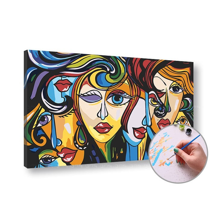 Paint by Numbers WOMEN - ниска трудност — изображение 1