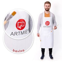 Памучна престилка ARTMIE - бяла — изображение 1