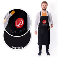 Памучна престилка ARTMIE - черна — изображение 1