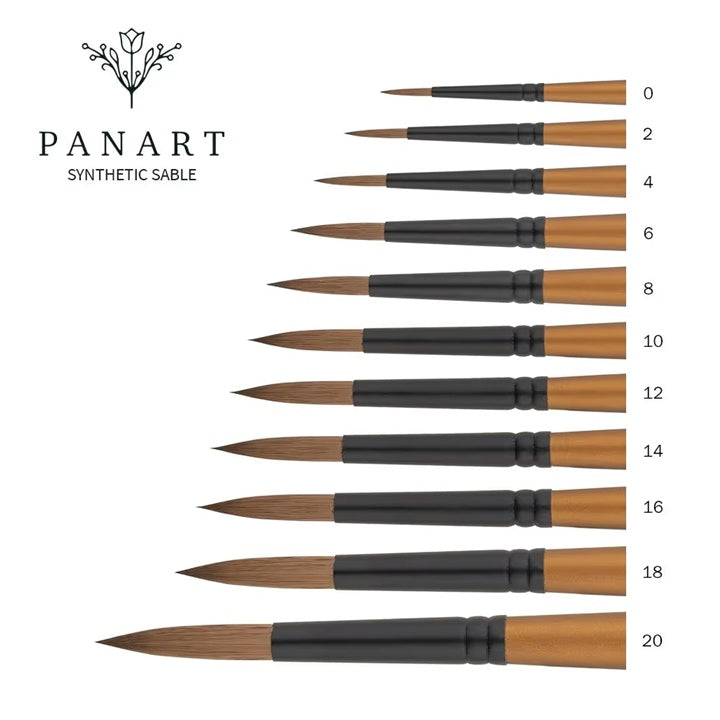 PanArt 1101 Кръгла четка за акварел от собол — изображение 2