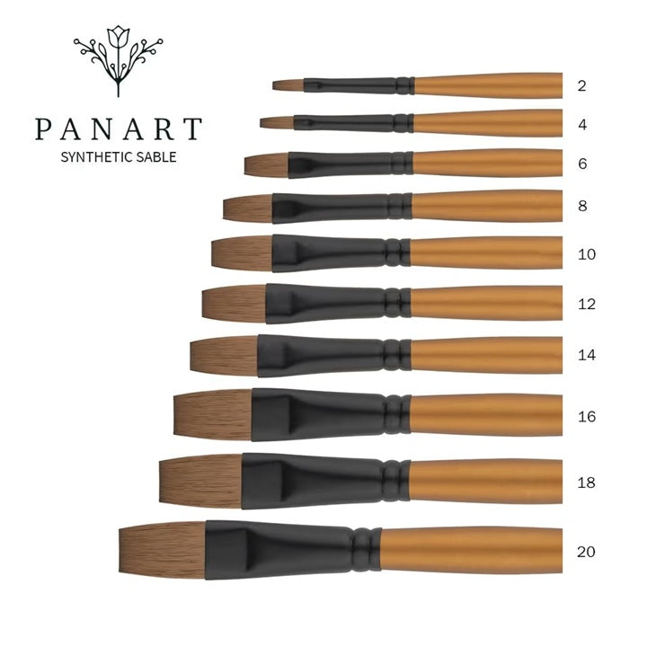 PanArt 1121 - Плоска акварелна четка — изображение 2