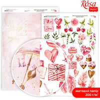 Хартия за скрапбукинг Love Mood A4 – No. 7