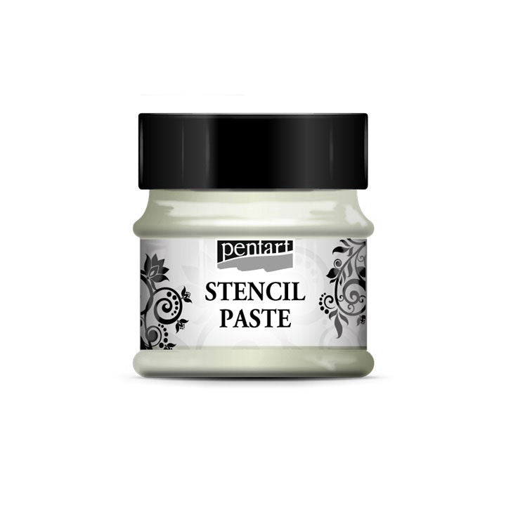 Паста за шаблон перлена Stencil Paste Pentart 50ml — изображение 2