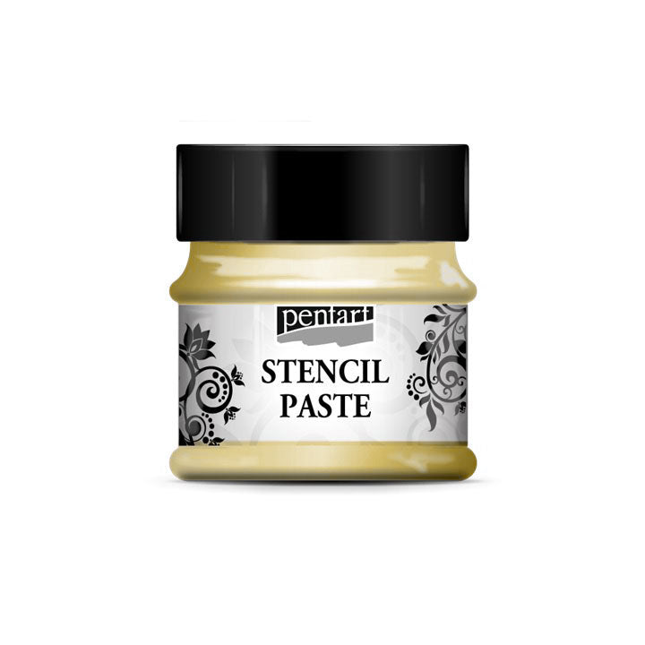 Паста за шаблон перлена Stencil Paste Pentart 50ml — изображение 3