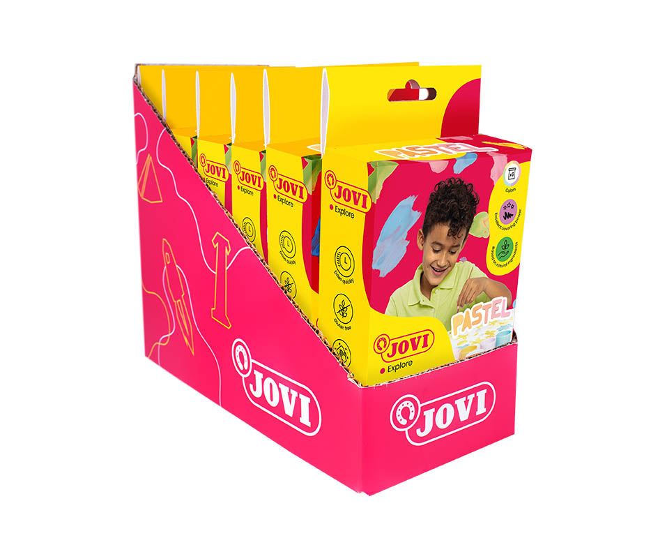 Пастелни темперни бои JOVI Premium 6 x 35 ml с четка