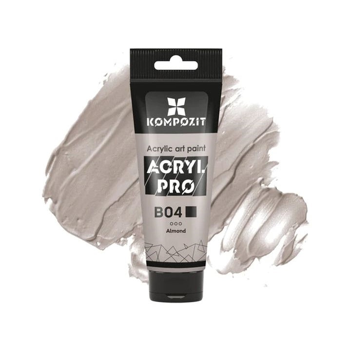 Пастелна акрилна боя ACRYL PRO ART Composite 75 ml – B04 бадем
