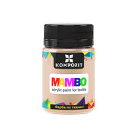 MAMBO Пастелна акрилна боя за текстил и кожа 50ml – 102 ванилия