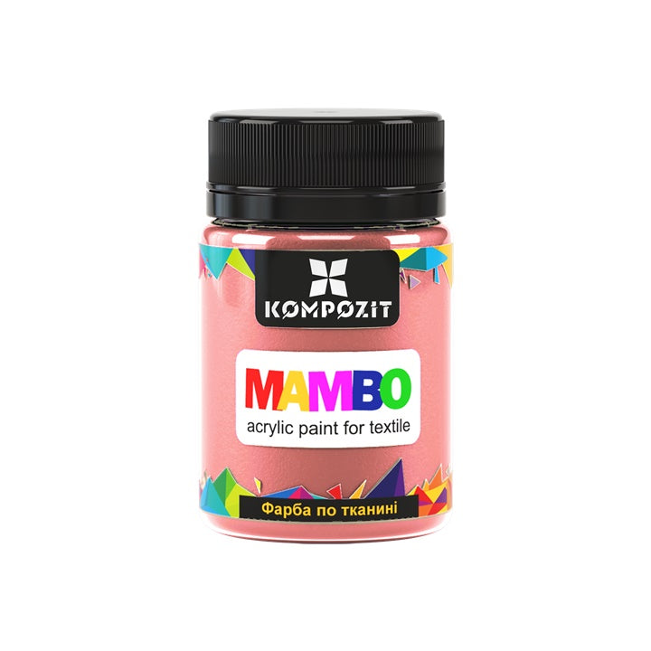 MAMBO Пастелна акрилна боя за текстил и кожа 50ml – 107 морски дявол