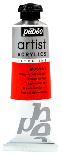 Акрилна боя Pebeo Artist 37 ml – Светлокадмиево червено