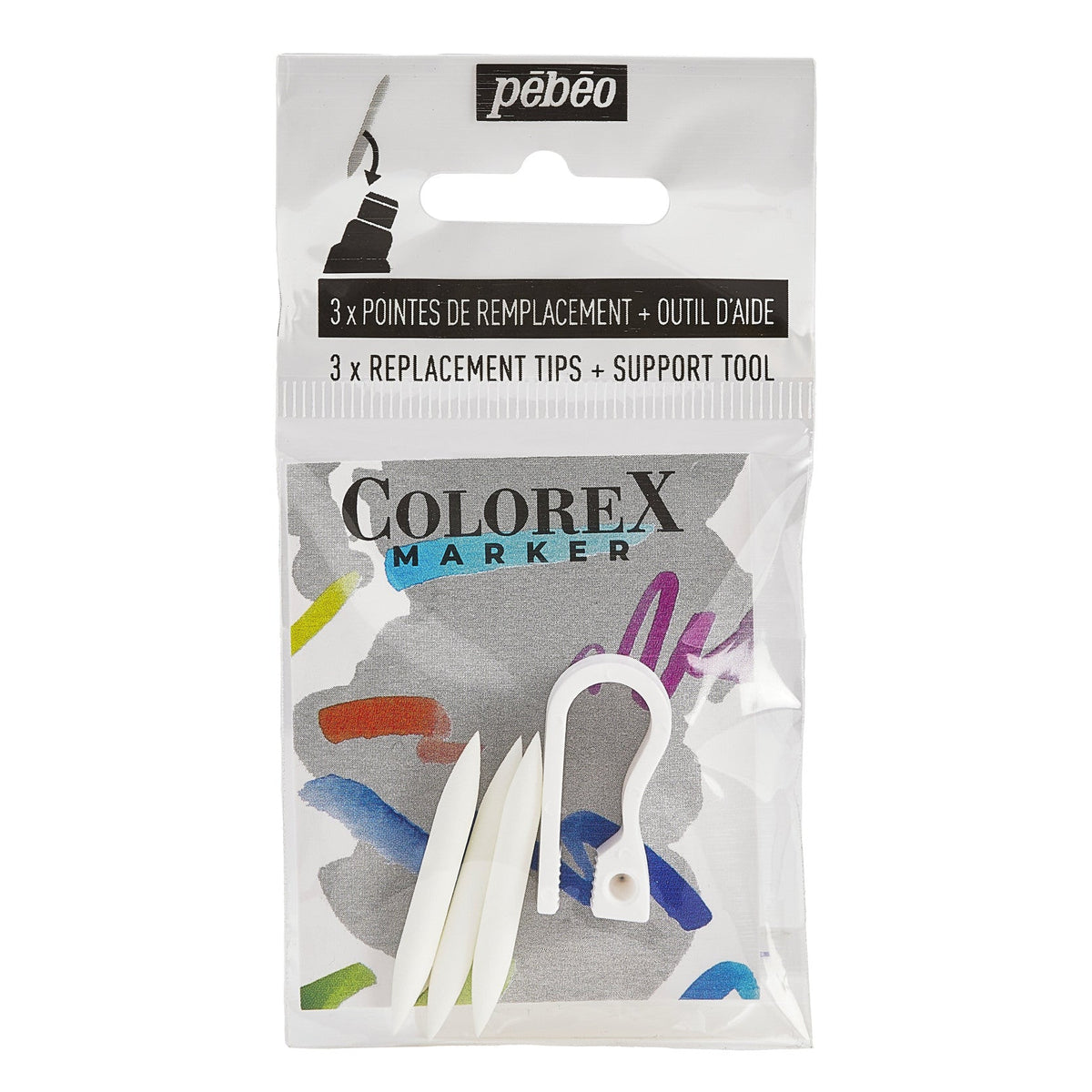 Pebeo Colorex комплект резервни писци за маркери 1 mm – 3 бр.