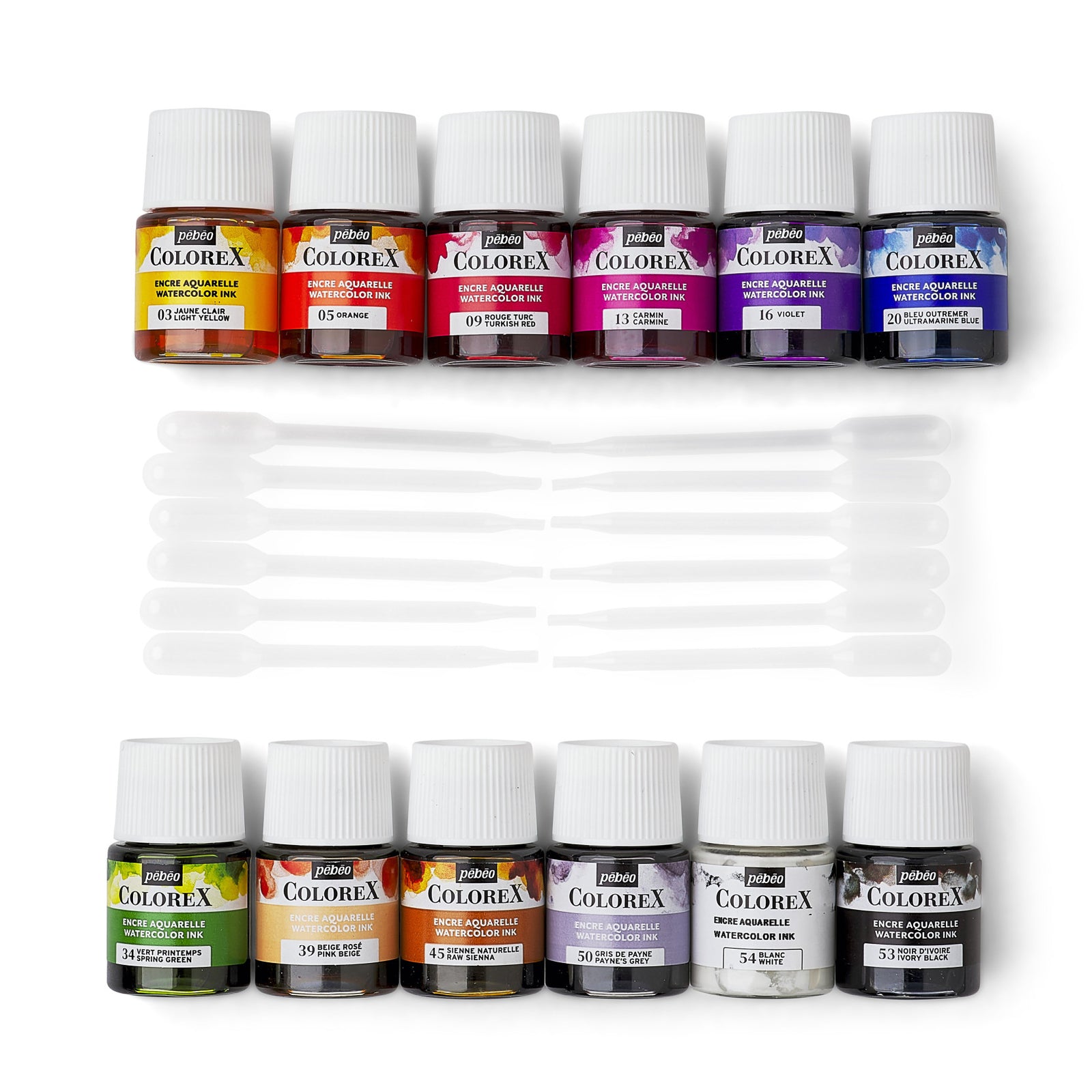 Pebeo Colorex комплект акварелни бои 12 x 20 ml