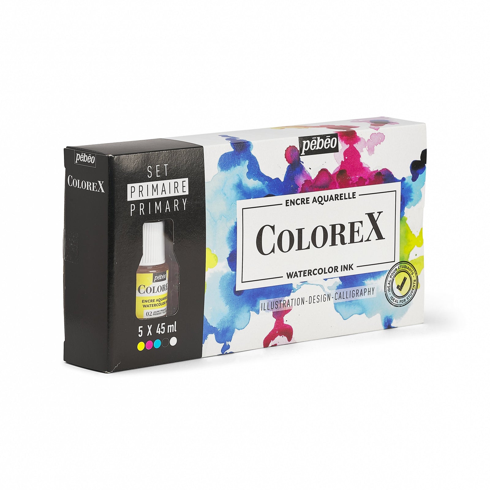 Pebeo Colorex комплект акварелни тушове 5 x 45 ml