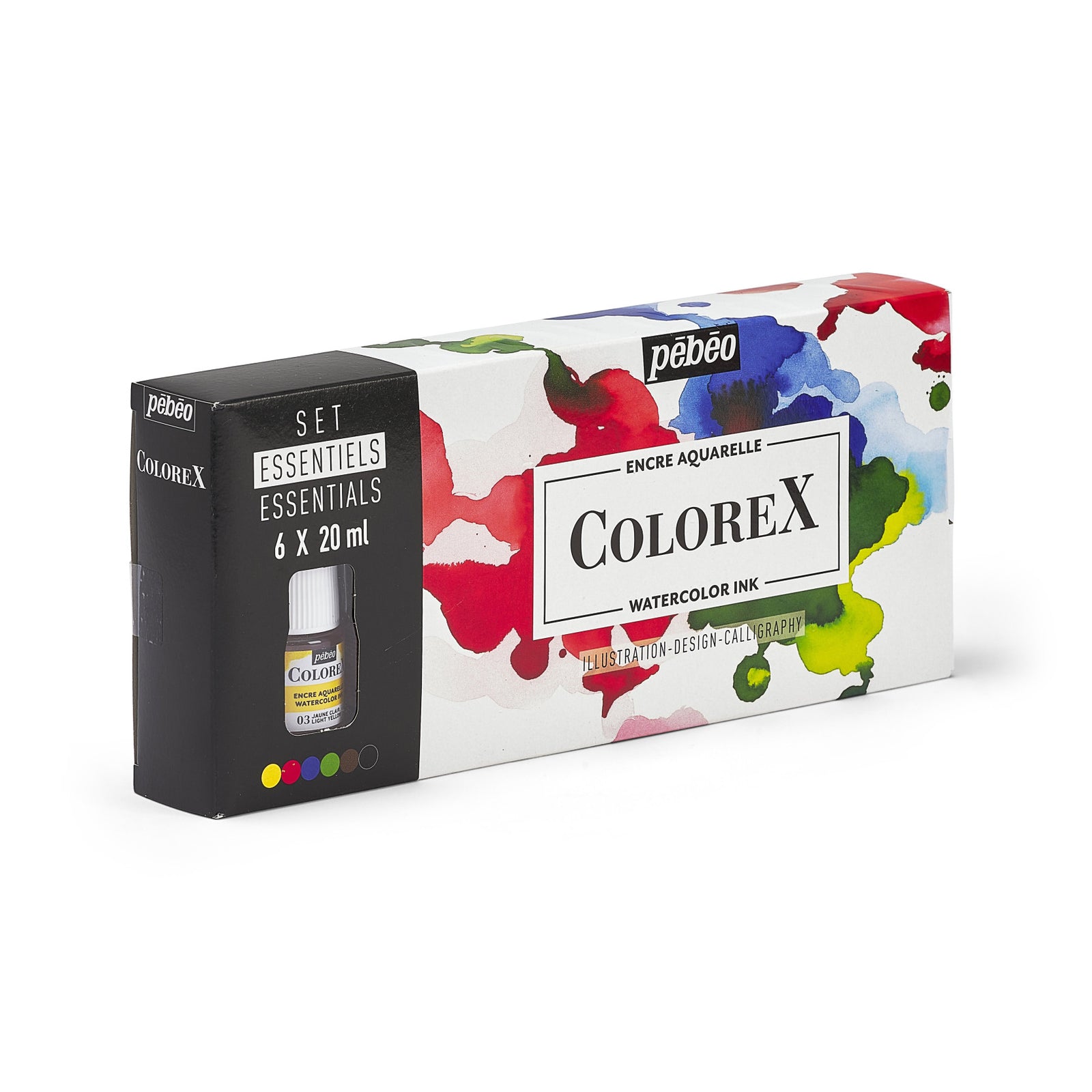 Pebeo Colorex комплект акварелни бои 6 x 20 ml