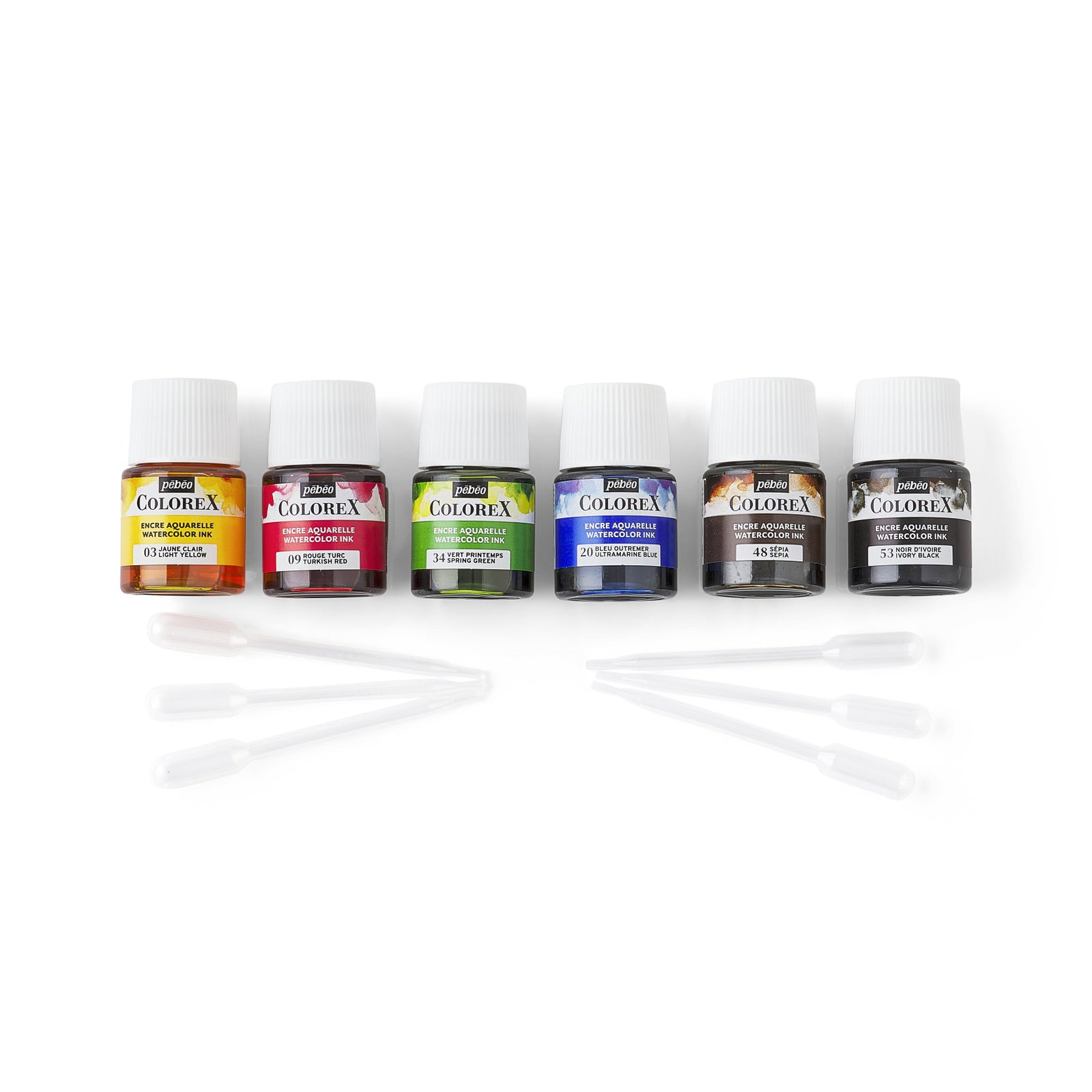 Pebeo Colorex комплект акварелни бои 6 x 20 ml