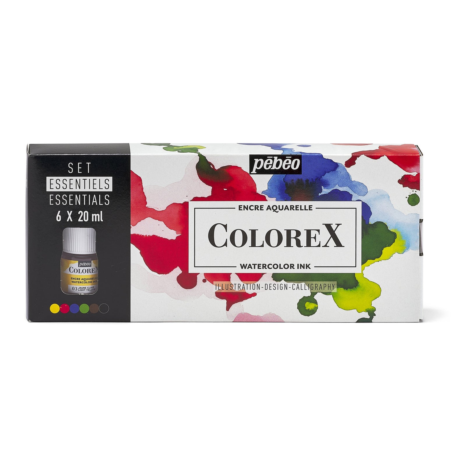 Pebeo Colorex комплект акварелни бои 6 x 20 ml