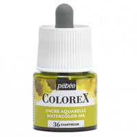 Pebeo Colorex течен акварел 45 ml – Шартрьоз