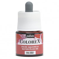 Pebeo Colorex течен акварел 45 ml – Корал